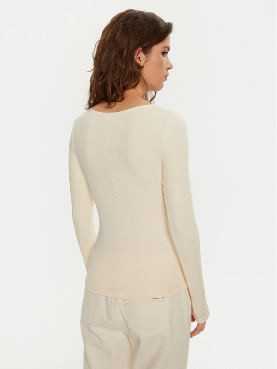 Brave Soul Brave Soul Blusa LLT-624CHARLIE2 Écru Regular Fit