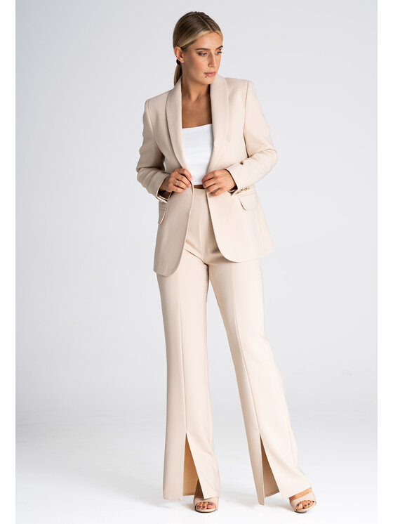 FIGL FIGLFIGL Giacca da abito M954 Beige Regular Fit