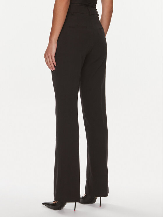 Guess Guess Παντελόνι υφασμάτινο W4RB30 WFWX2 Μαύρο Slim Fit