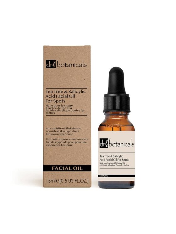 Dr Botanicals Dr Botanicals Olejek do twarzy na przebarwienia z eukaliptusem, drzewem herbacianym i kwasem salicylowym Olejek