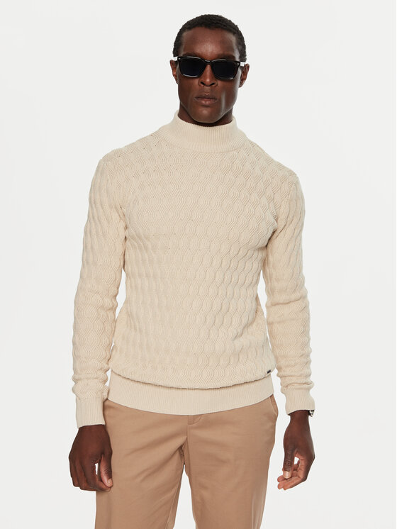 INDICODE Maglione Inaldom 35-822 Écru Regular Fit, taglia : XXL