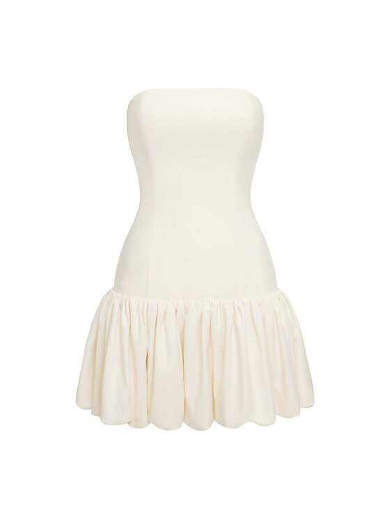 La Mania La Mania Vestito da giorno PENNY Crema Classic Fit