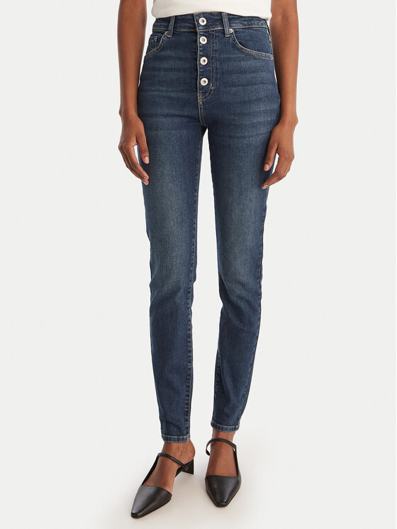Karl Lagerfeld Jeans Jeansy B1W10033 Granatowy Skinny Fit