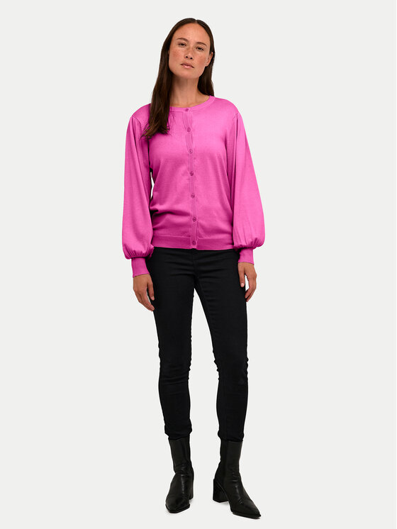 Kaffe Kaffe Ζακέτα Lizza 10507299 Ροζ Regular Fit