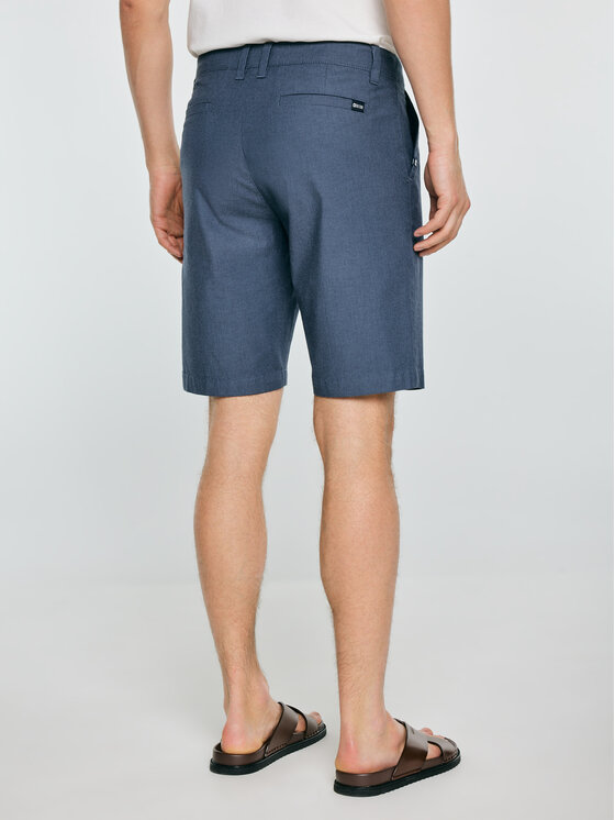 BIG STAR BIG STAR Szorty jeansowe ROSSINO Niebieski Chino Fit