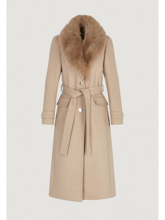 Morgan De Toi Morgan De Toi Cappotto 252-GPEAKS Beige To Fit