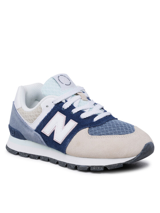 New balance clearance blu camoscio