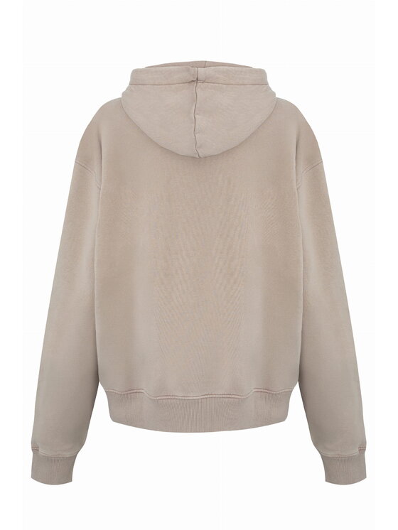 Magda Matyja Magda Matyja Bluza Snake Hoodie Beżowy Oversize