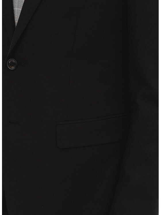Pako Lorente Pako Lorente Marynarka P25BN-3X-003 Czarny Slim Fit