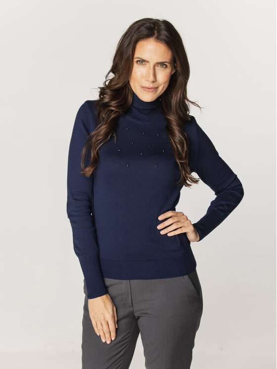 Willsoor Willsoor Golf 88026 Granatowy Regular Fit