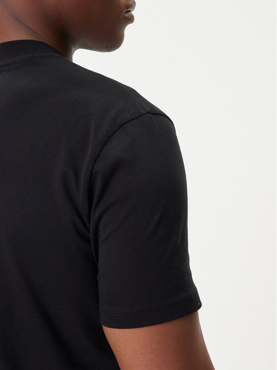 HUGO HUGO T-Shirt Deterni 50544496 Czarny Regular Fit
