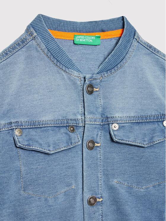 United Colors Of Benetton United Colors Of Benetton Kurtka bomber 2BAYGN003 Niebieski Regular Fit