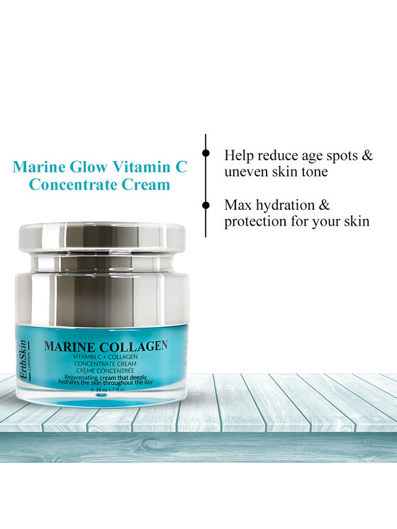 Erthskin London Erthskin London Marine Glow Koncentrat witaminy C w kremie Krem na dzień