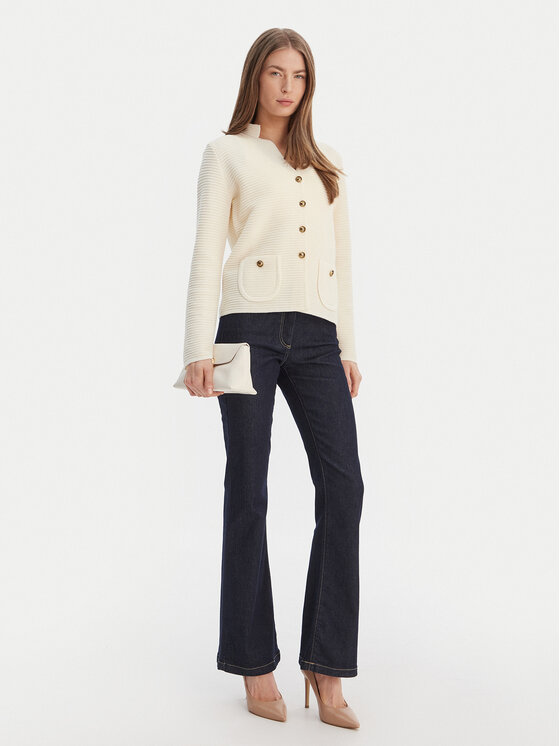 Luisa Spagnoli Luisa Spagnoli Jeansy Aggettivo 542845 Granatowy Flare Fit