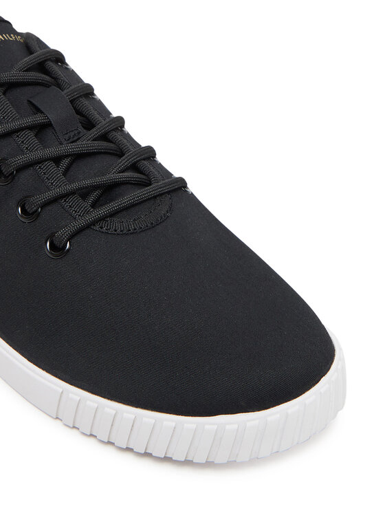 Tommy Hilfiger Tommy Hilfiger Tenisice Canvas Lace Up Sneaker FW0FW08641 Crna