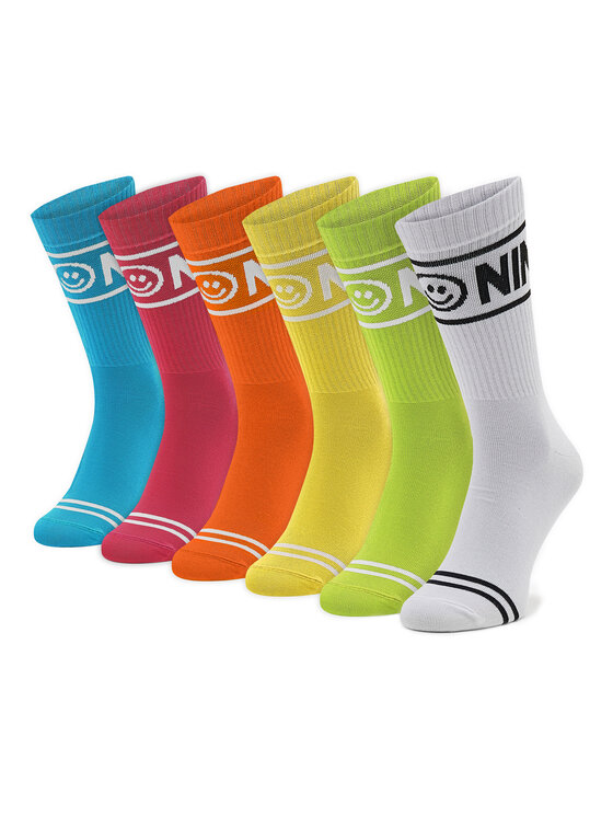 Set di 6 paia di calzini lunghi unisex Zooksy