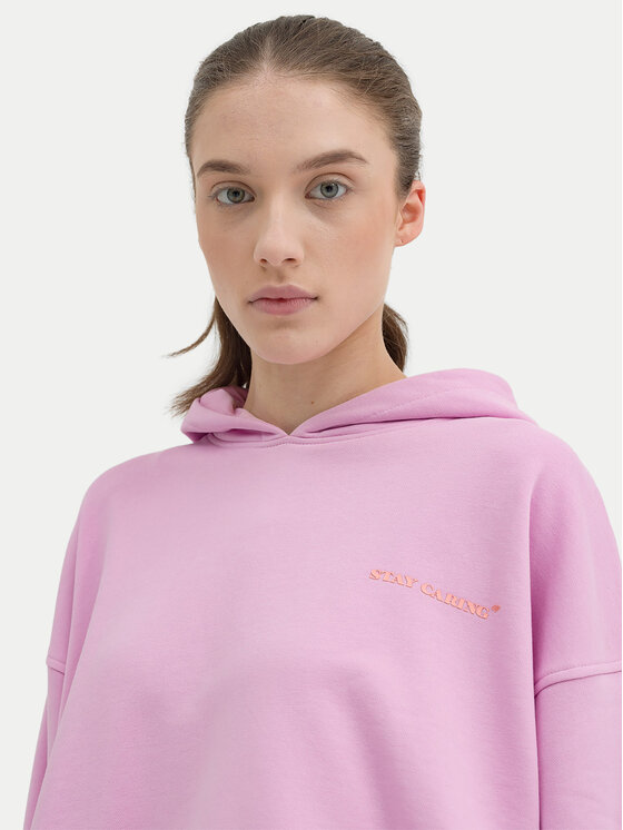 4F 4F Felpa 4FWSS24TSWSF1003 Rosa Loose Fit