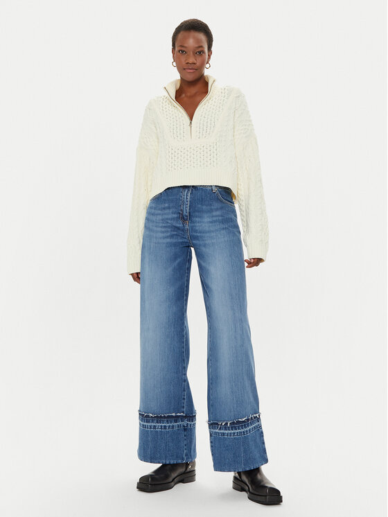ViCOLO ViCOLO Jeansy DS0033 Modrá Regular Fit