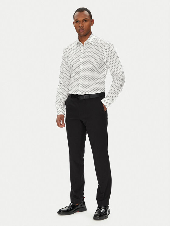 HUGO HUGO Košeľa Kenno 50544929 Biela Slim Fit