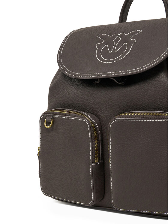 PINKO PINKO Nahrbtnik Carrie Backpack PE 25 PLTT 104351 A1LF Črna