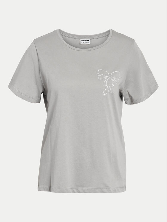 Noisy May Noisy May T-Shirt Nate 27032631 Grau Regular Fit