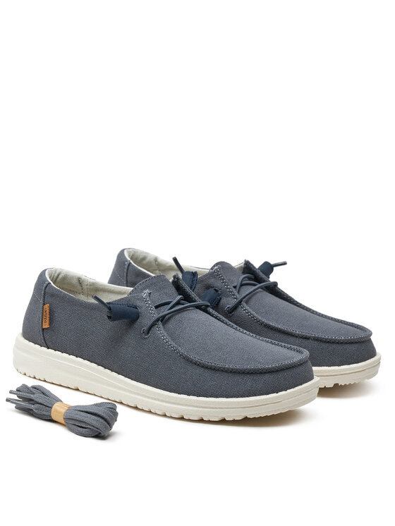 Hey Dude Hey Dude Poltopánky Wendy Chambray 40058-4MQ Tmavomodrá