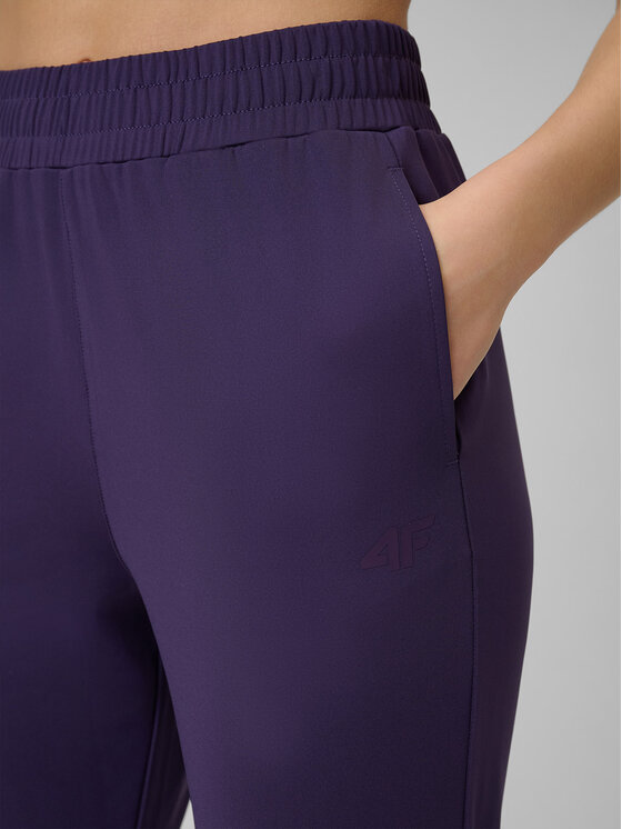 4F 4F Spodnie dresowe MULTI ACTIVE Fioletowy Regular Fit