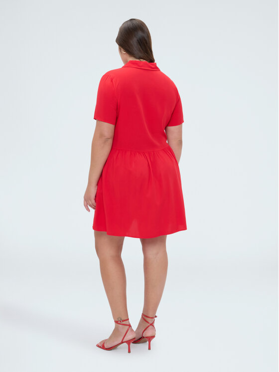 Fiorella Rubino Fiorella Rubino Sukienka codzienna 7085T101770N016 Czerwony A-Line Fit