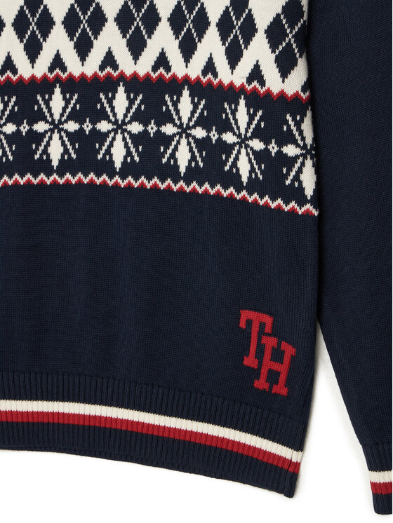 Tommy Hilfiger Tommy Hilfiger Πουλόβερ Winter  KB0KB10700 Κρεμ Regular Fit