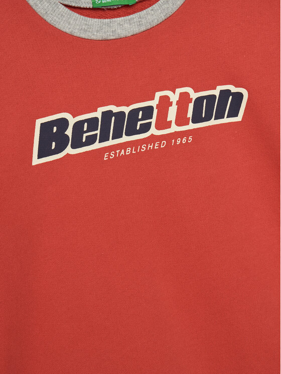United Colors Of Benetton United Colors Of Benetton Pulóver 3J68C10N2 Piros Regular Fit