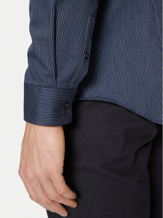 Calvin Klein Calvin Klein Koszula K10K113844 Granatowy Slim Fit