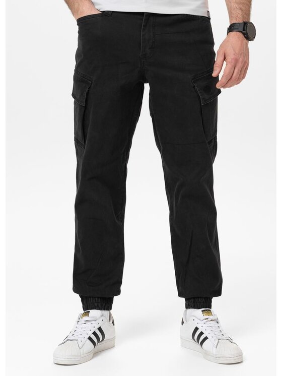 PITBULL PITBULL Joggery SCOTT Czarny Regular Fit