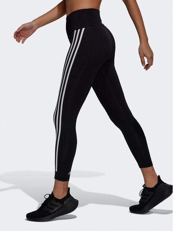 adidas Legginsy Optime Trainicons 7/8 Leggings H64211 Czarny | Modivo.pl