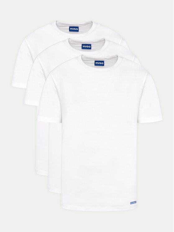 HUGO HUGO Souprava triček Naolo 50522382 Bílá Regular Fit