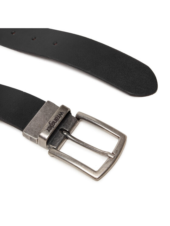 Wrangler Wrangler Pasek Męski 2Sided Belt W0E7US100 112141116 Czarny