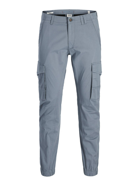 Jack & Jones Jack & Jones Kalhoty z materiálu Paul Flake 12139912 Modrá Regular Fit