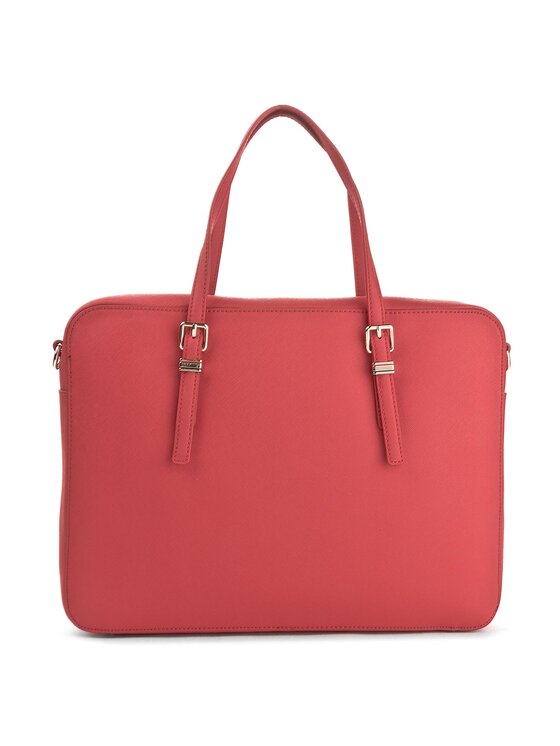 Tommy Hilfiger Torba na laptopa Honey Computer Bag AW0AW05276 Czerwony