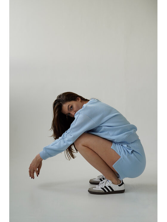 Duende Duende Bluza Zoe Sweatshirt Niebieski Regular Fit