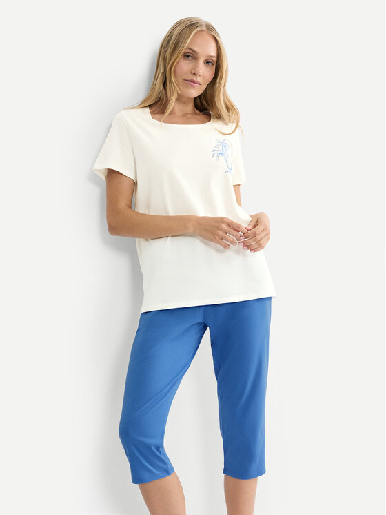 Triumph Triumph Piżama Sets 10227221 Kolorowy Regular Fit