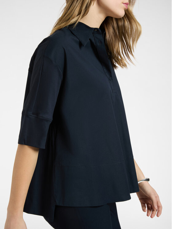 Elena Mirò Elena Mirò Bluzka 2009Z000058N034 Niebieski Boxy Fit