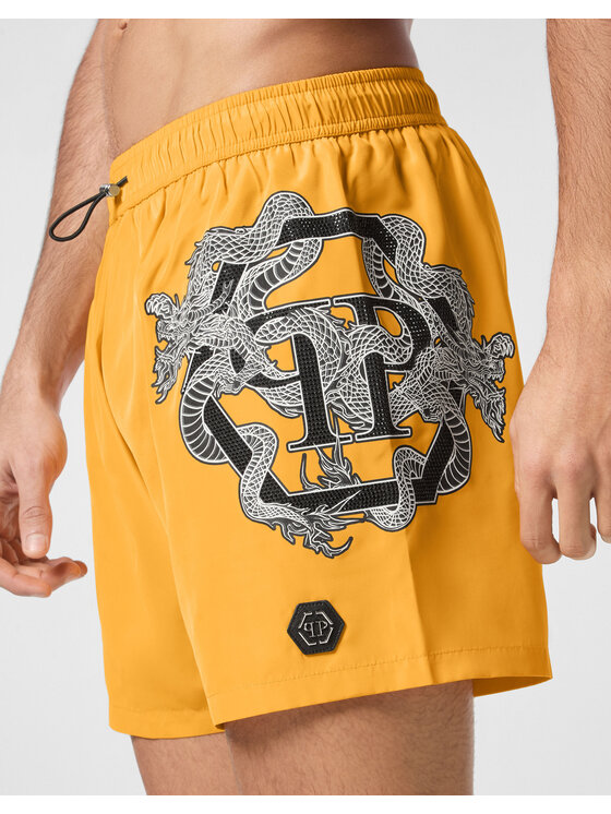 PHILIPP PLEIN PHILIPP PLEIN Šortky 23677 Žlutá