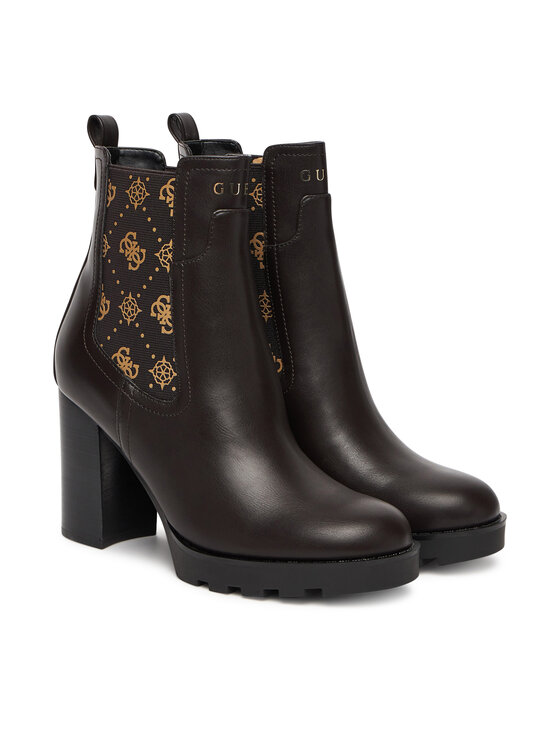 Guess Guess Μποτάκια FLFNLL ELE10 Μαύρο