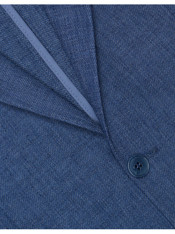 Borgio Borgio Marynarka almese Niebieski Slim Fit
