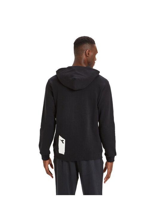 Diadora Diadora Bluza DIADORA HOODIE ICON Czarny Regular Fit