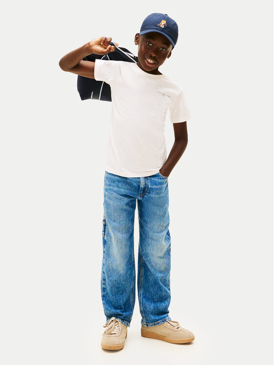 Tommy Hilfiger Tommy Hilfiger T-särk Mini Corp KS0KS00661 Ekrüüvärv Regular Fit