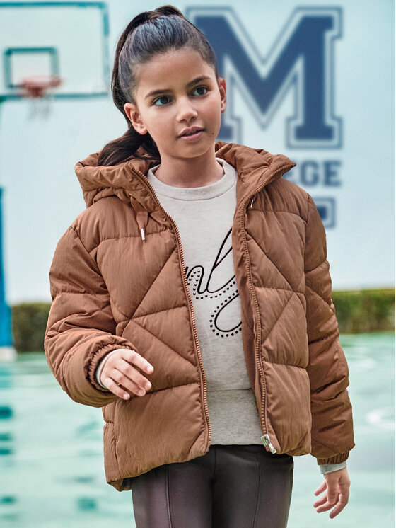 Mayoral Mayoral Зимно яке 7484 Кафяв Regular Fit