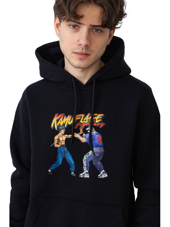 Kamuflage Kamuflage Bluza Kamuflage Endgame Czarny Comfortable Fit