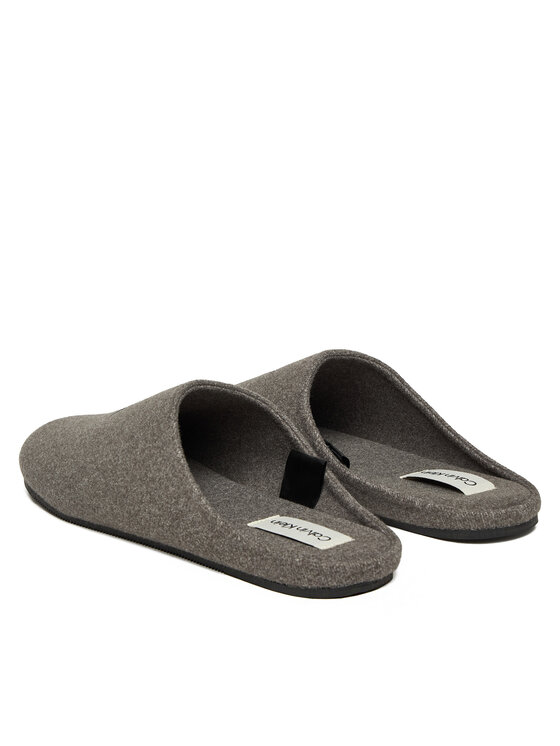 Calvin Klein Calvin Klein Παντόφλες Σπιτιού Home Slipper Mule HM0HM01931 Γκρι