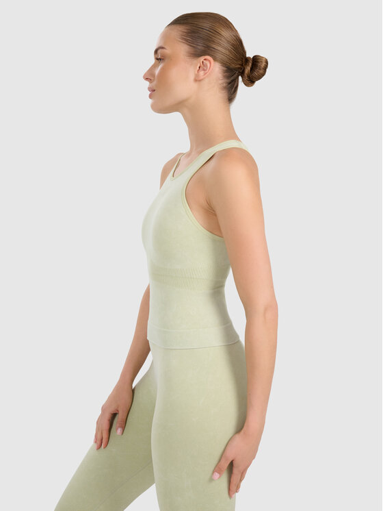 4F 4F Koszulka techniczna YOGA Zielony Authentic Slim Fit