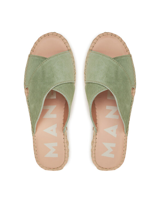 Manebi Manebi Espadrile Hamptons Double Sole X Bands Sandals R 6.6 DX Verde
